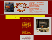 Tablet Screenshot of drleestoves.com